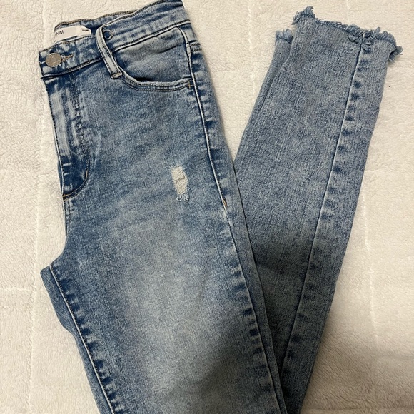 GARAGE HIGH RISE SKINNY JEANS